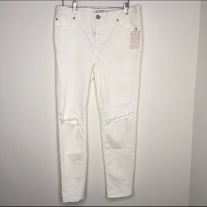 Free People Stark White Jeans